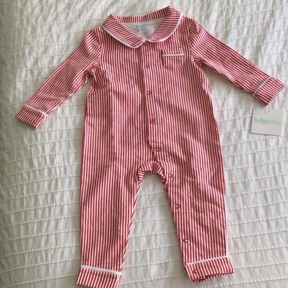NWT long sleeved striped onesie - Picture 1 of 9